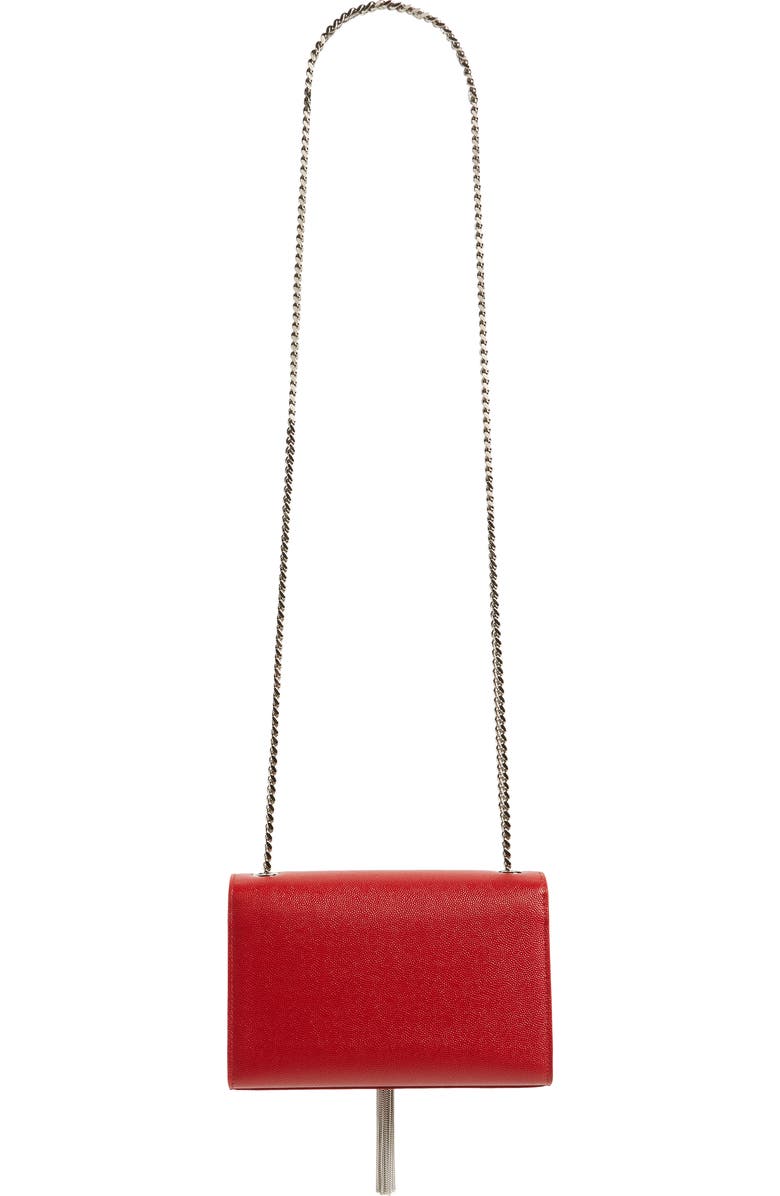Saint Laurent Small Kate Textured Leather Crossbody Bag, Alternate, color,