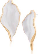 JARDIN Irregular Iridescent Statement Earrings