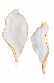 JARDIN Irregular Iridescent Statement Earrings