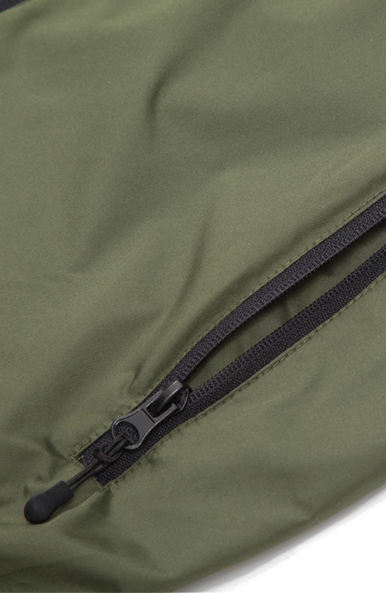 Rokka&Rolla Kids' Lightweight Hooded Windbreaker, Alternate, color, Black Olive