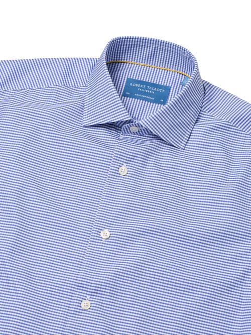 Robert Talbott Reynolds Contemporary Check Twill Shirt In Blue