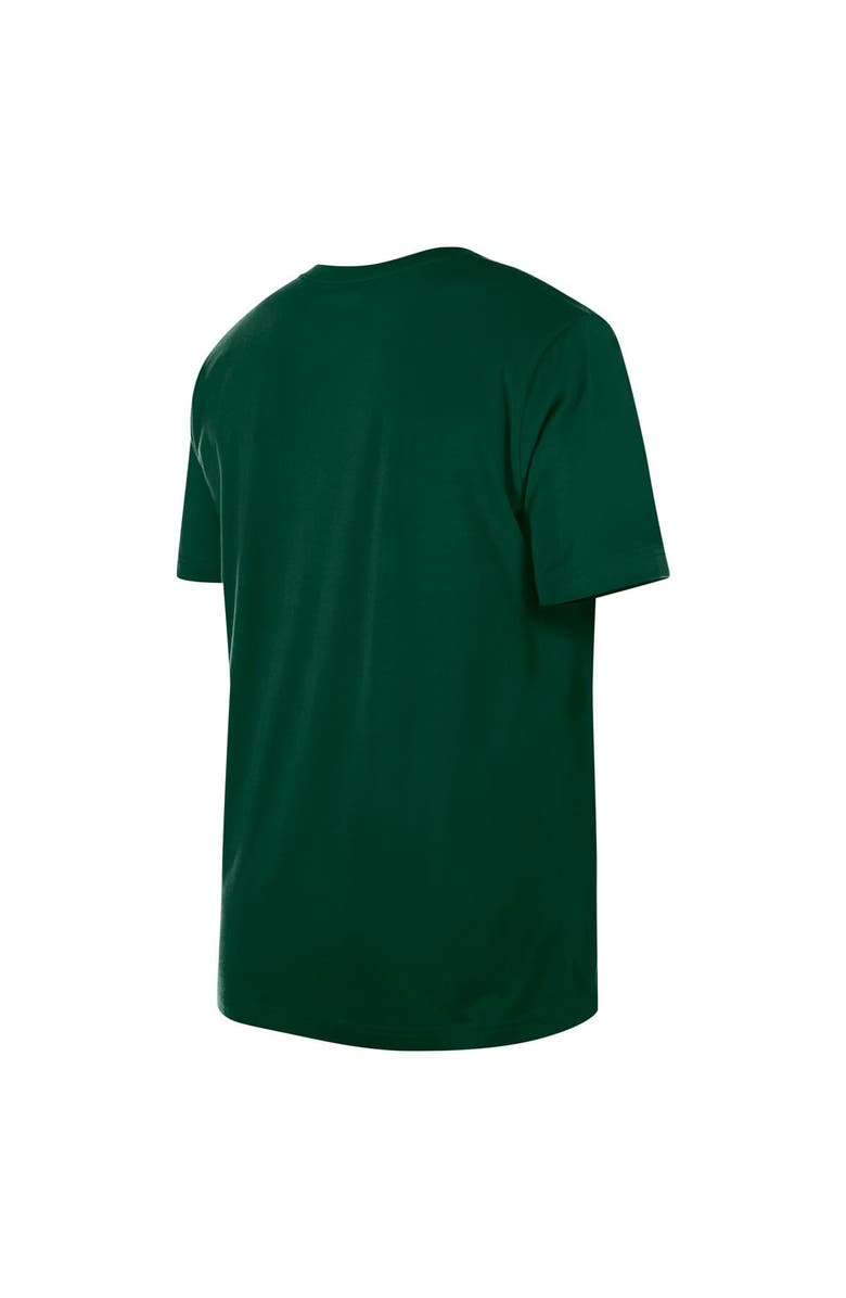 New Era Men's New Era Hunter Green Milwaukee Bucks Enzyme Wash Oversized T-Shirt, Alternate, color, Hunter Green