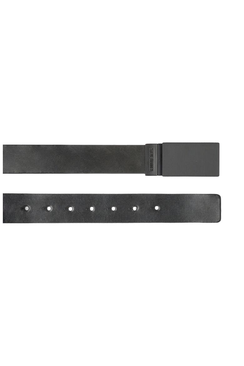 Plaque Buckle Reversible Belt, Alternate, color, BLACK/ BROWN