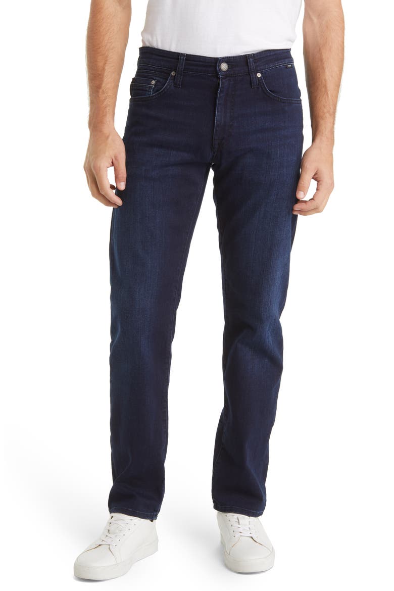 Zach Straight Leg Jeans, Main, color, BLUE BLACK TONAL WILLIAMSBURG
