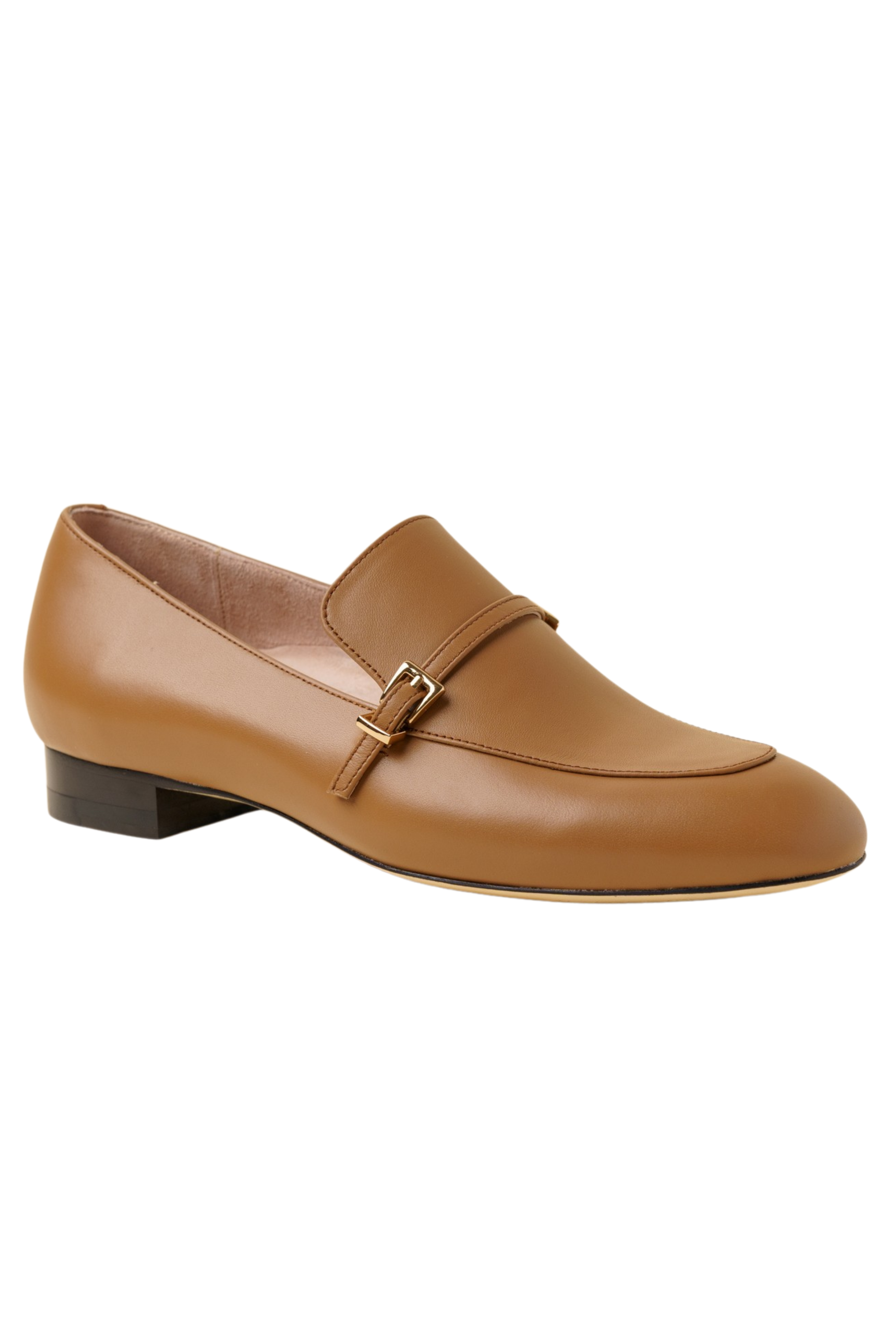 ALLY Shoes City Loafer, Alternate, color, Camel Leather