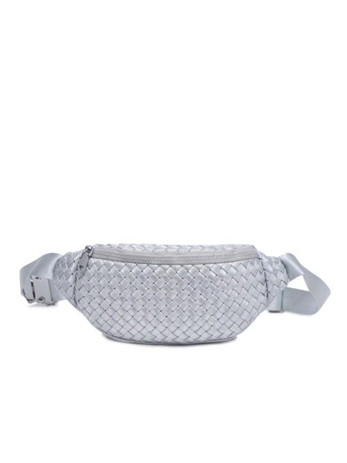 Sol And Selene Aim High Belt Bag In Silver