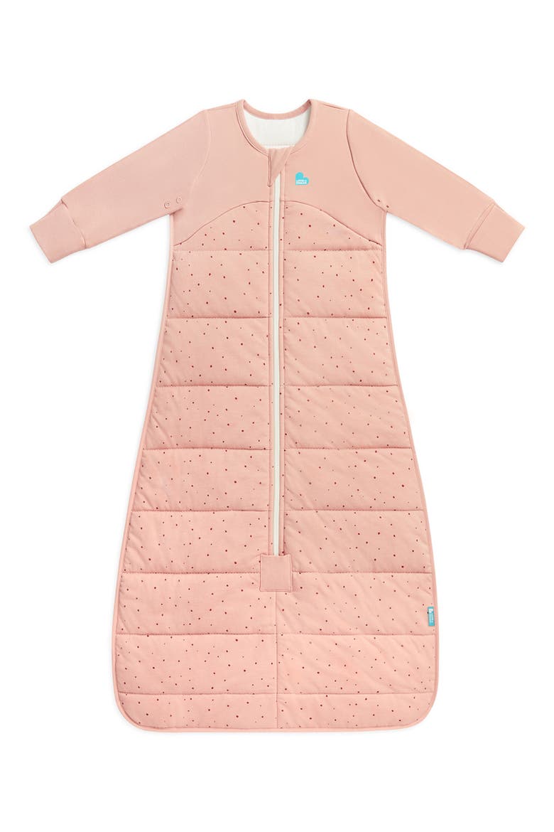 Long Sleeve 2.5 TOG Quilted Warm Sleep Bag, Main, color, ROSE
