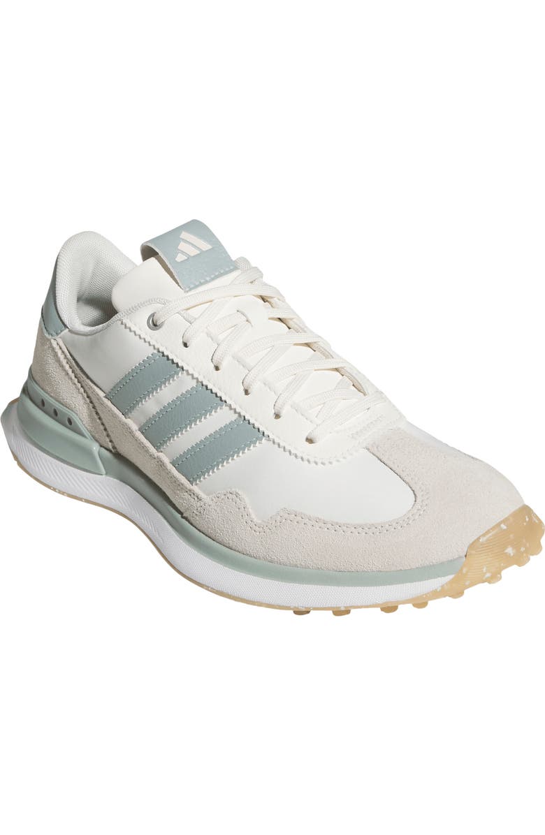 adidas S2G 26 Waterproof Spikeless Golf Shoe, Main, color, Off White/ Sage/ Quartz