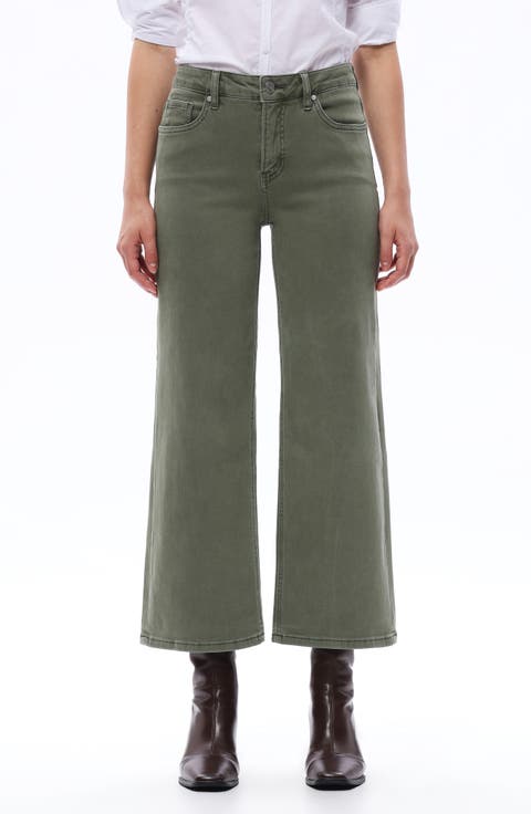 Bella Crop Straight Leg Jeans (Nocciola)