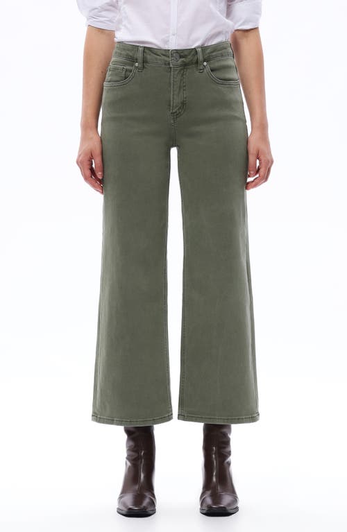 Bayeas Bella Crop Straight Leg Jeans In Green