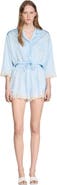 SANDRO Rhinestone shorts with lace