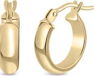 Bony Levy 14k Gold Huggie Hoop Earrings