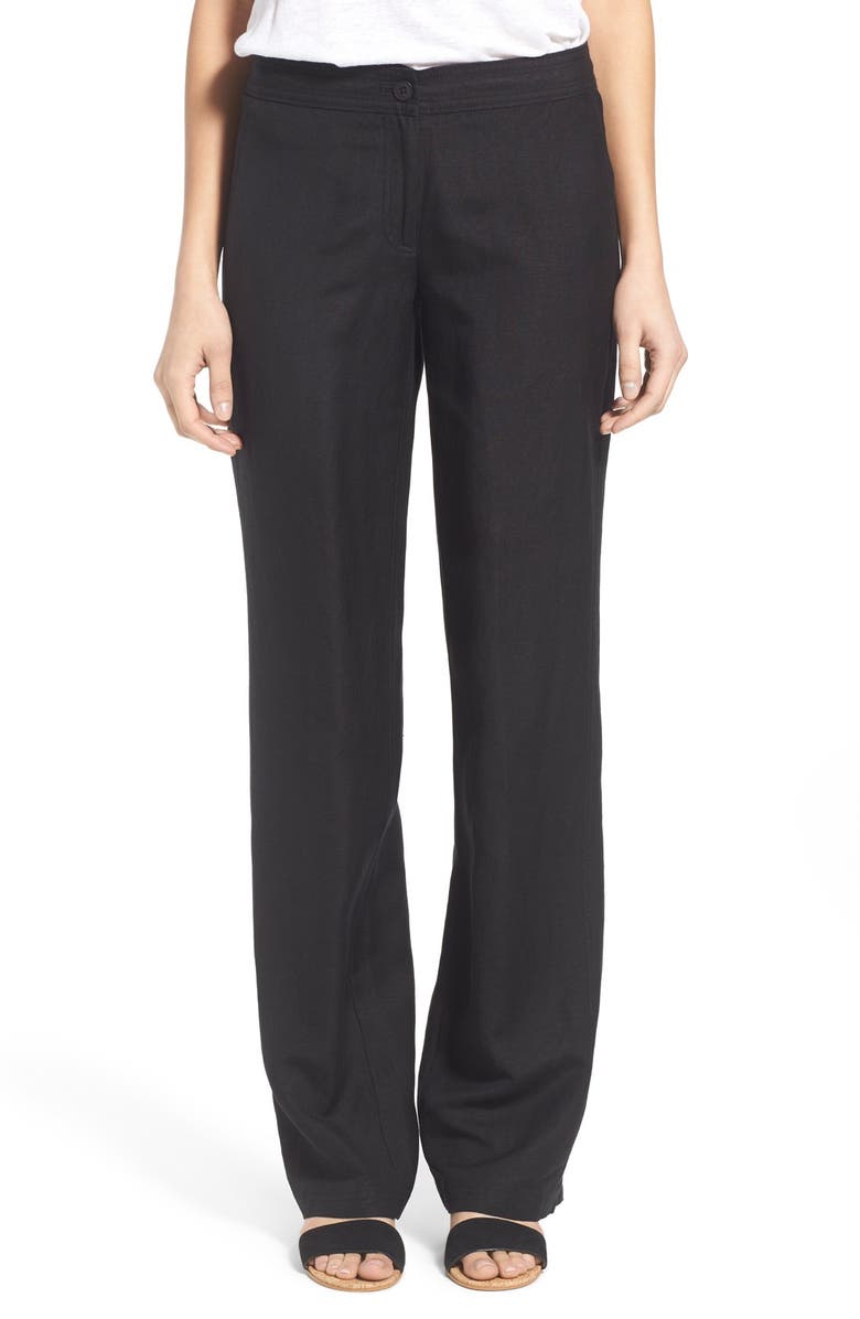 NIC+ZOE 'Easy' Linen Blend Wide Leg Pants, Main, color, 