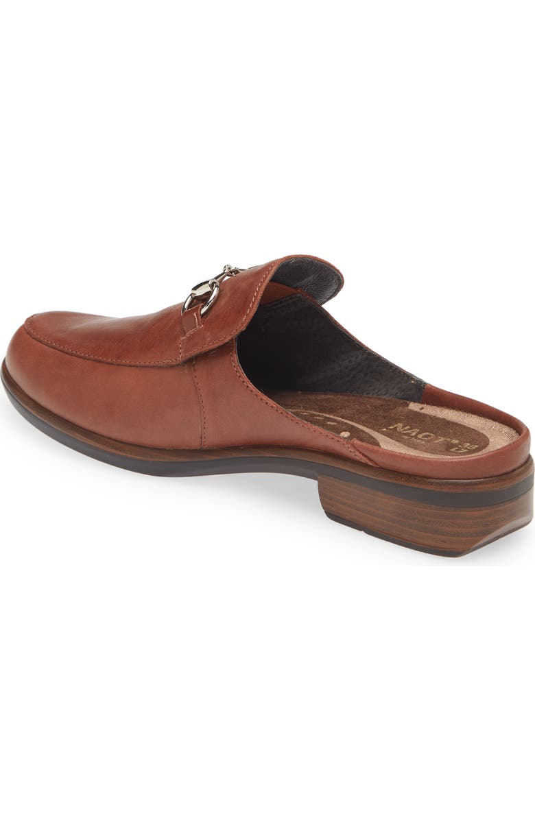 Naot Halny Mule, Alternate, color, Soft Chestnut Leather