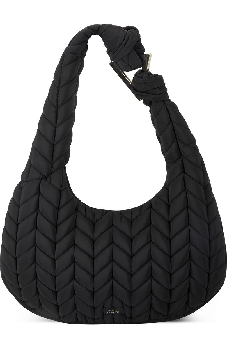 Vince Camuto Chlor Quilted Nylon Hobo Bag, Main, color,