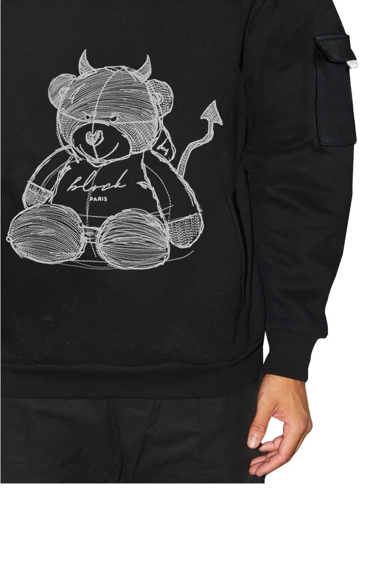 Blvck Paris Blvck Teddy Hoodie, Alternate, color, 