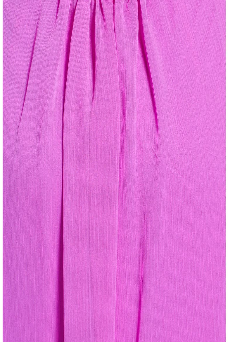 Ruffled Open Back Chiffon Maxi Dress, Alternate, color, DEWBERRY