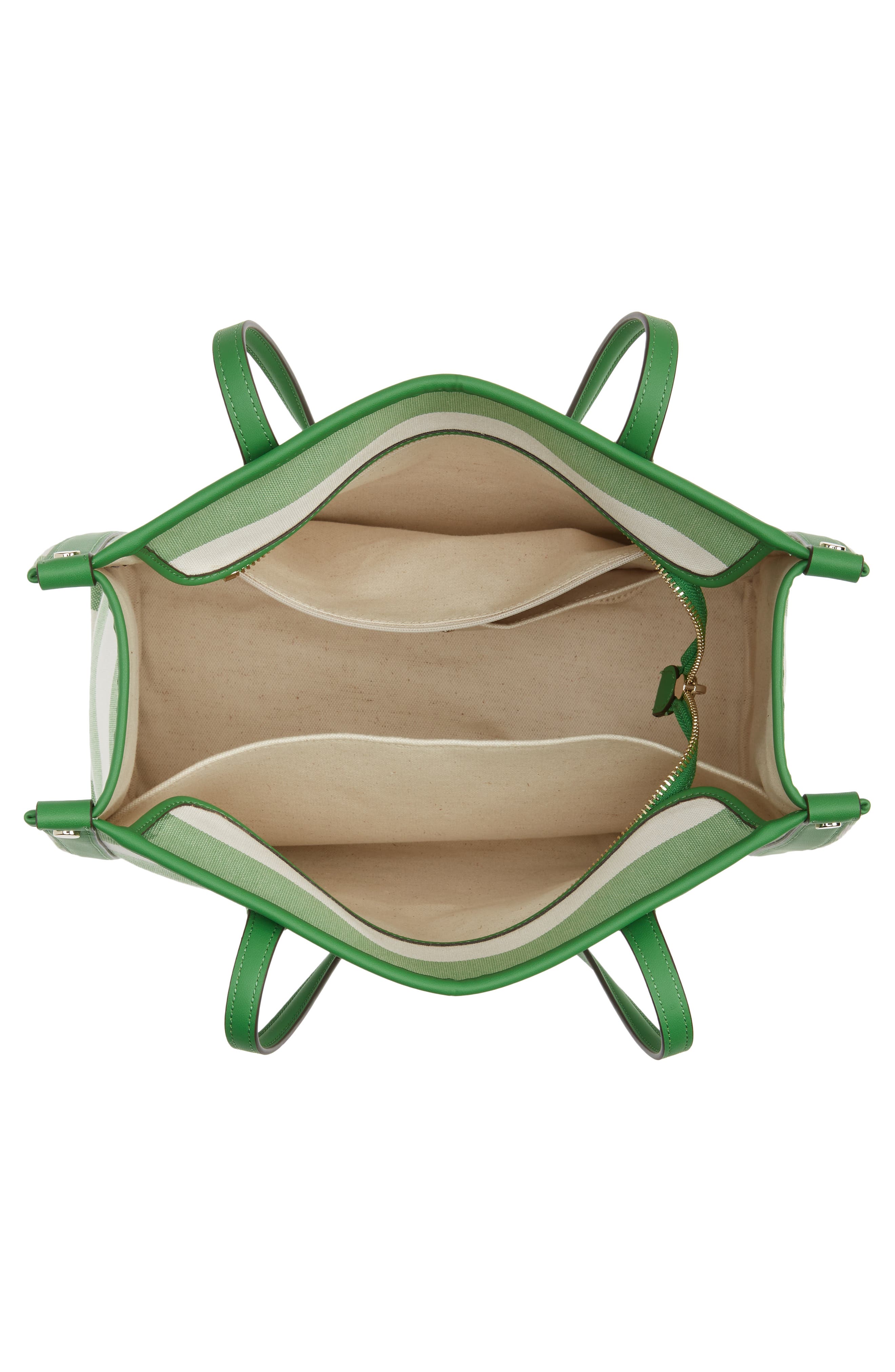 Kate Spade New York market cabana medium canvas tote bag, Alternate, color, 