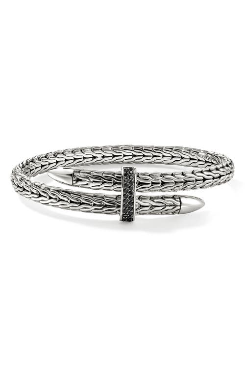 John Hardy Spear Flex Cuff, Sterling Silver, Gemstones In Blue