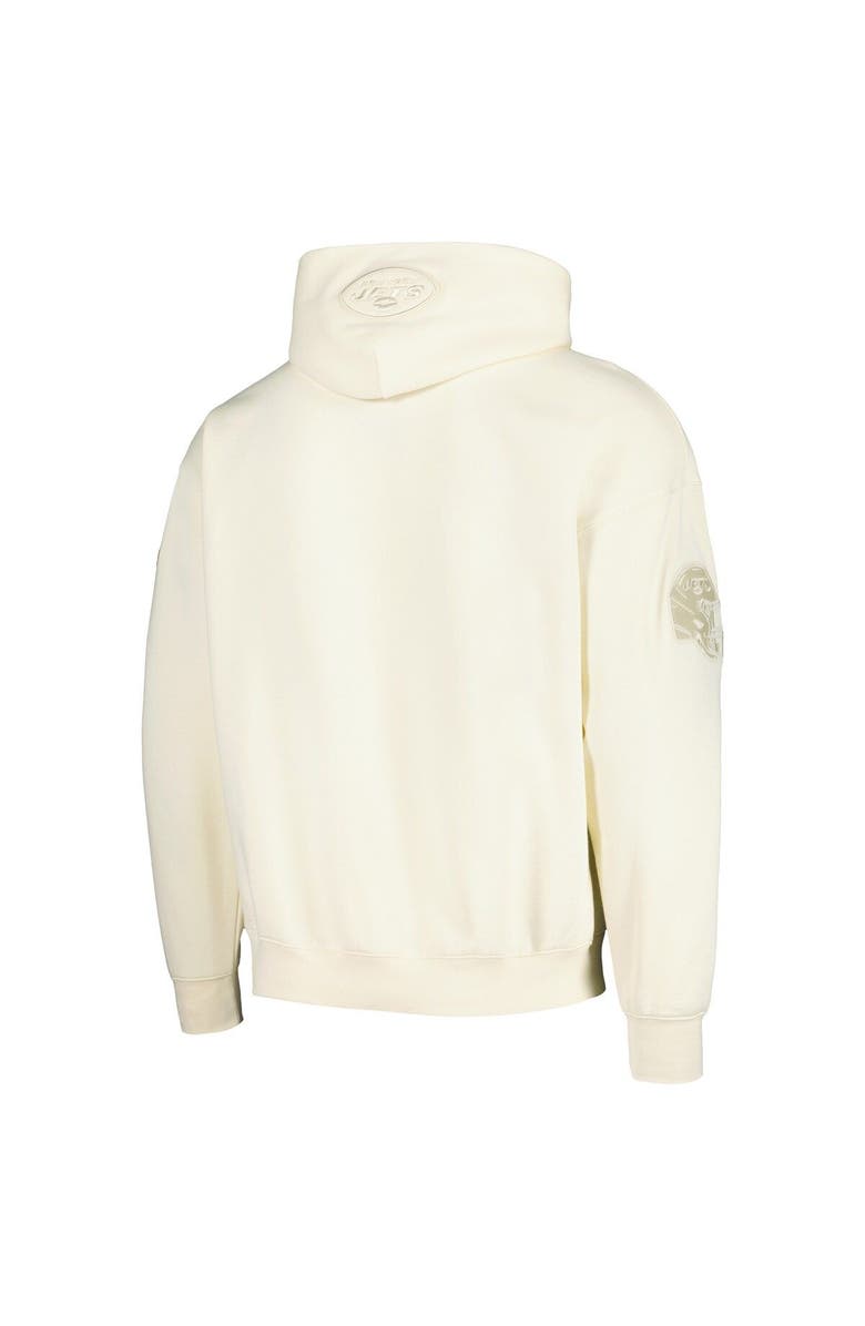 PRO STANDARD Men's Pro Standard Aaron Rodgers Cream New York Jets Player Name & Number Pullover Hoodie, Alternate, color, 