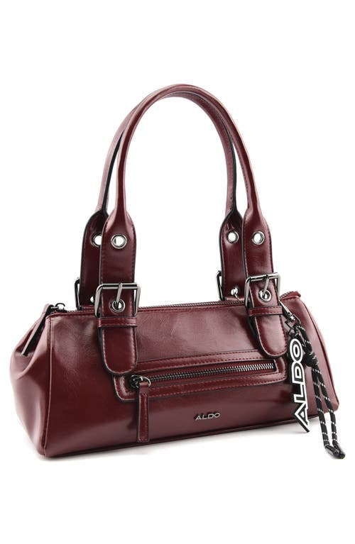 Aldo Top Handle Bag In Burgundy