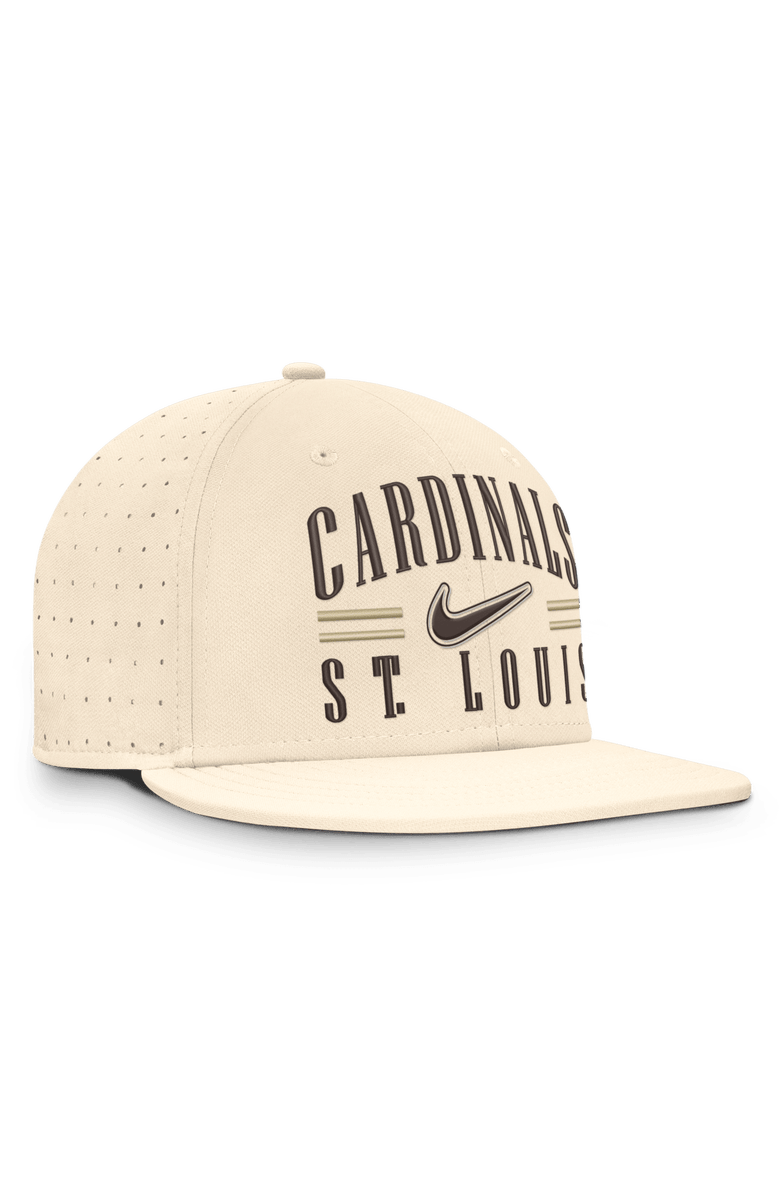 Nike Men's Nike Natural St. Louis Cardinals True Dri-FIT AeroBill Fitted Hat, Alternate, color, Natural
