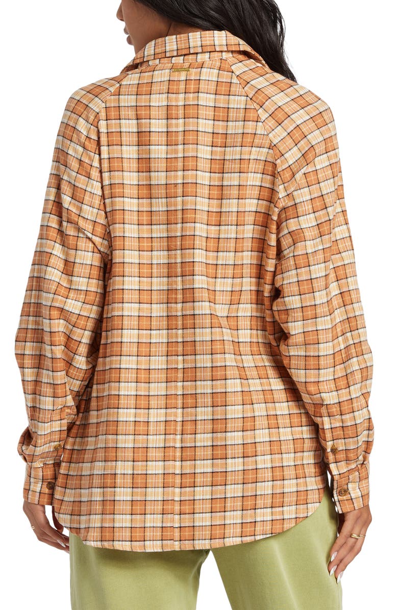 Billabong Best Time Plaid Flannel Shirt, Alternate, color,