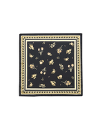 Fable England Nouveau Floral Small Square Scarf