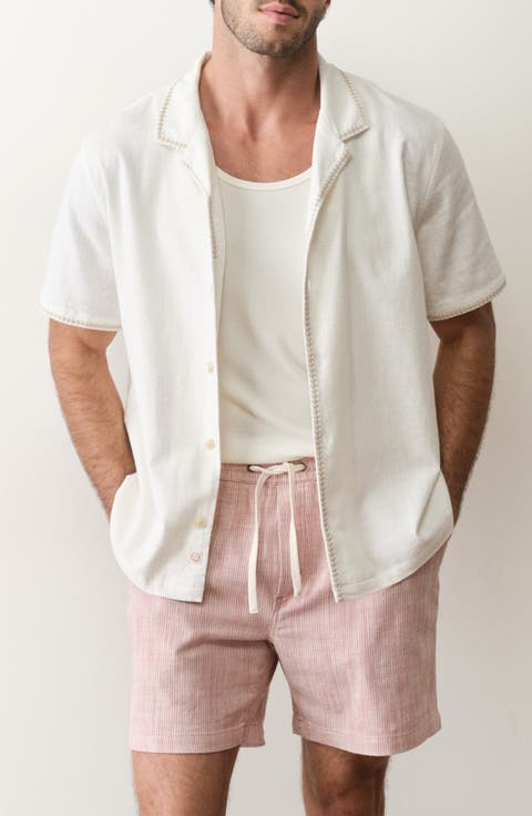 Embroidered Camp Shirt