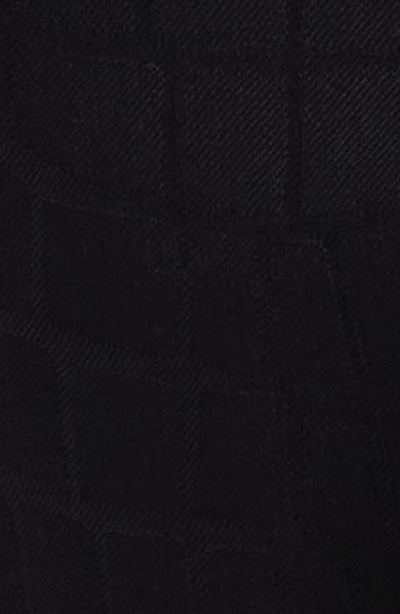 Versace Crocodile Jacquard Straight Leg Virgin Wool Tuxedo Pants, Alternate, color,