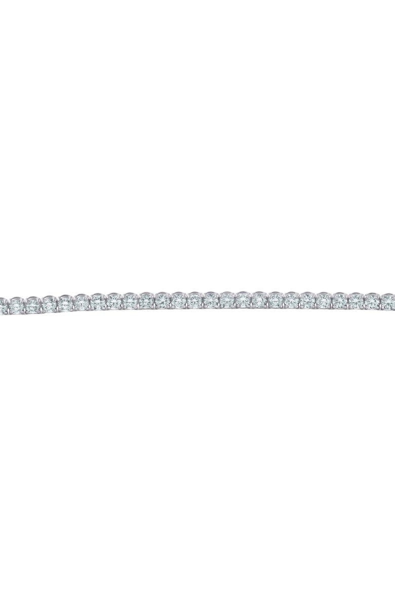 Bliss Diamond 7 Carat Round Lab Grown Diamond Tennis Bracelet 18K Gold 7", Alternate, color, 