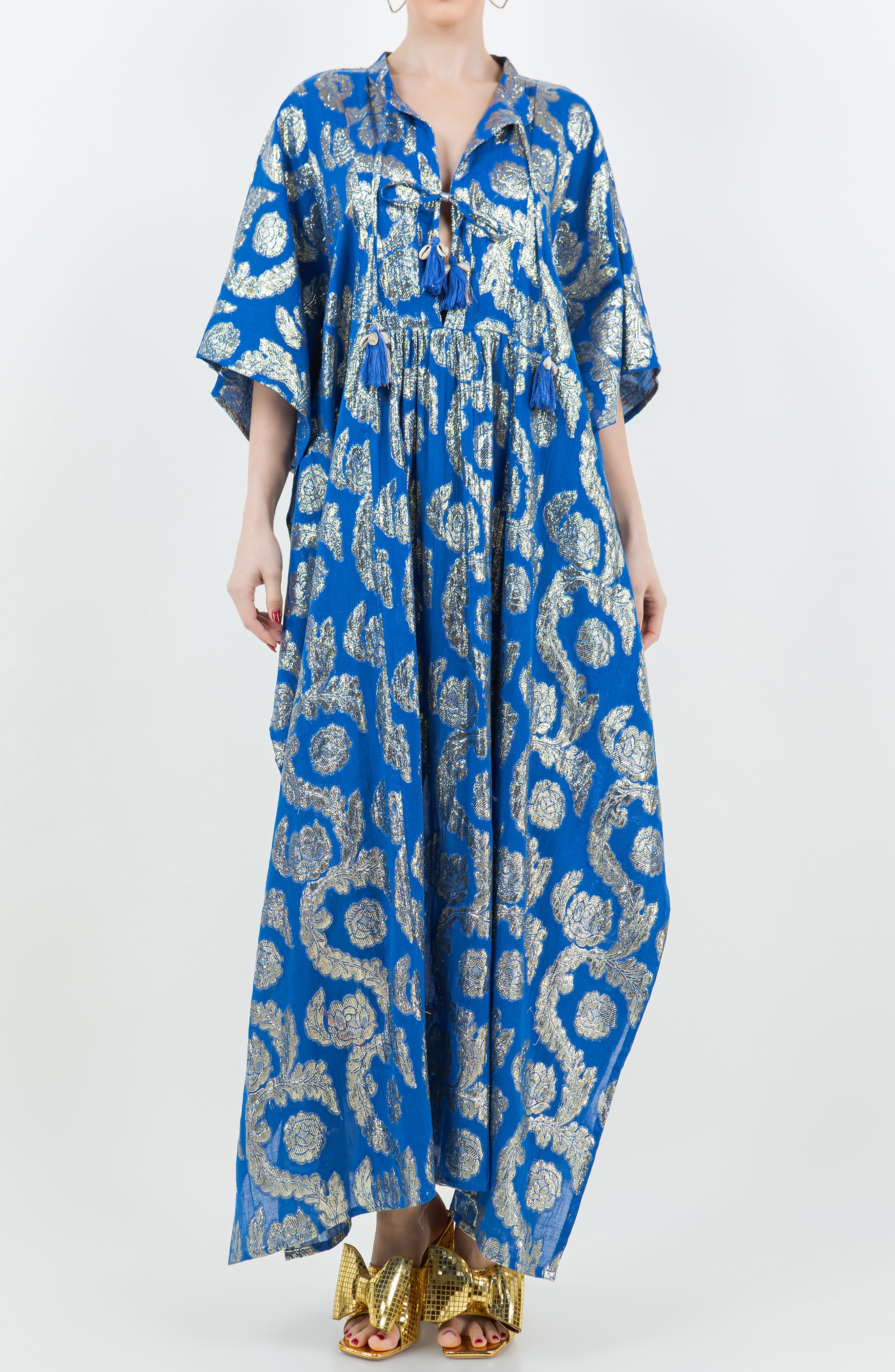 MEGHAN LA Palm Springs Caftan Maxi Dress