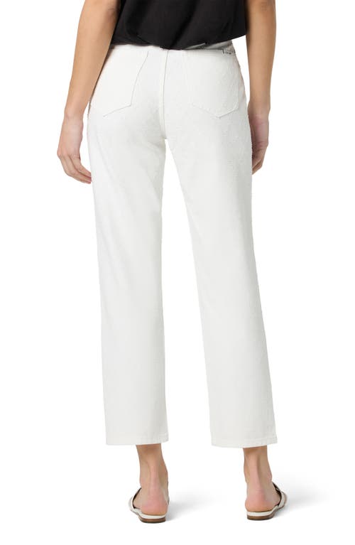 Joe's The Og Textured High Waist Ankle Slim Straight Leg Jeans