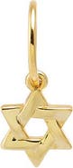 BY ADINA EDEN Mini Solid Star Of David Necklace Charm