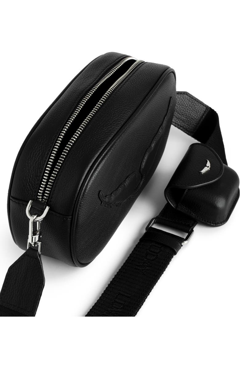 Zadig & Voltaire Rock With You Grained Leather Crossbody Bag, Alternate, color,