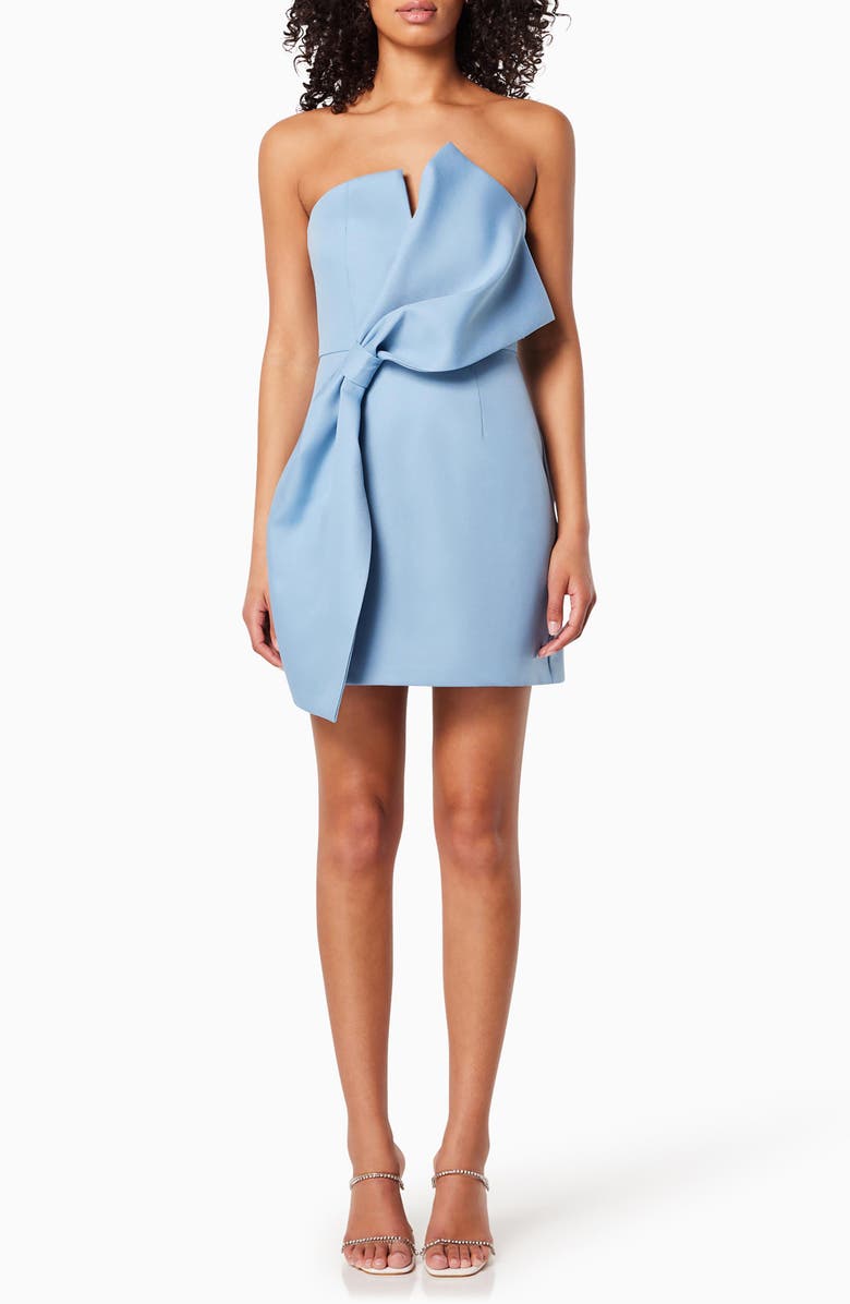 Elliatt Zurich Strapless Minidress, Main, color, 