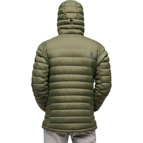 Black Diamond Access Down Hooded Jacket In Brown