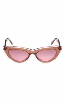 Emilio Pucci 53mm Gradient Cat Eye Sunglasses