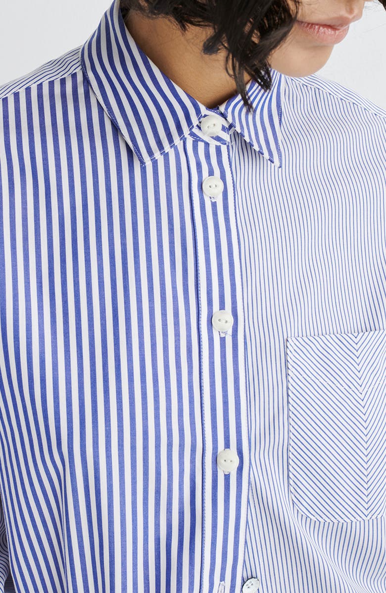 rag & bone Maxine Multistripe Shirt, Alternate, color, 