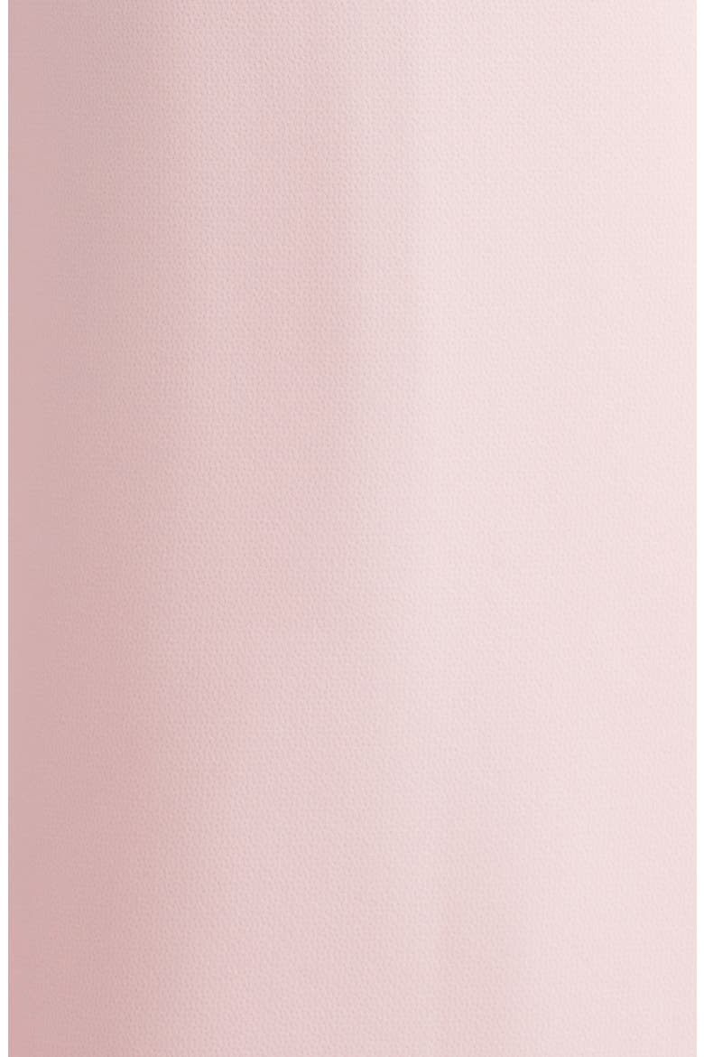 Floral Embroidered Crepe Gown, Alternate, color, ROSEWATER