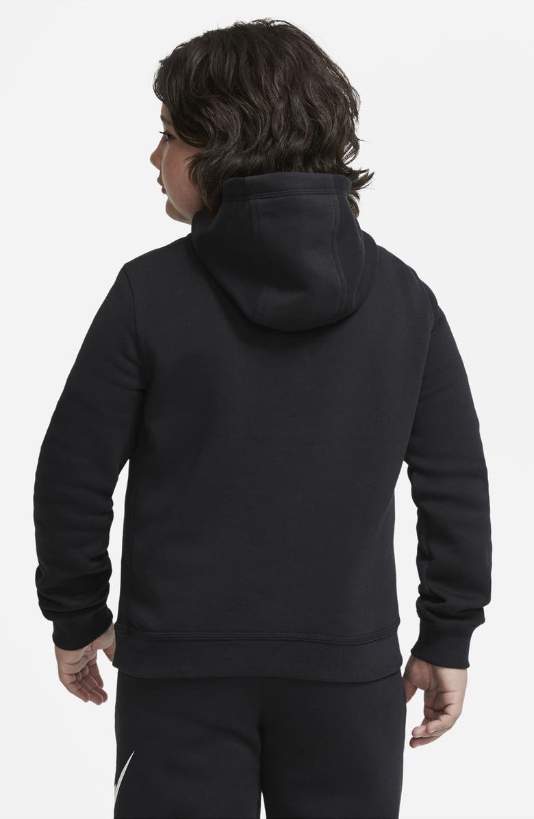 Nike Kids' Sportswear Club Fleece Hooded Sweatshirt, Alternate, color, 