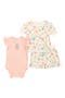 Organic Cotton Bodysuit, Top & Shorts Set