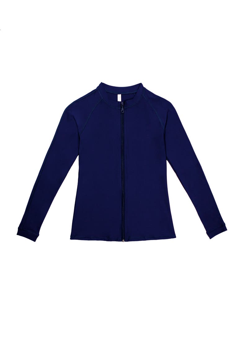 Beach Break Rash Guard UPF 50+, Alternate, color, Navy