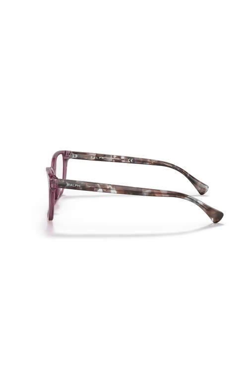 Ralph 53mm Rectangle Optical Glasses In Pink