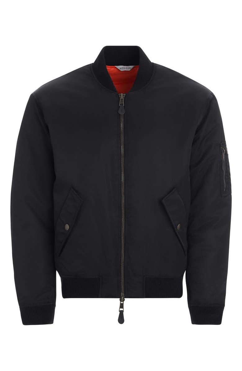 GUESS JEANS Water Repellent Bomber Jacket, Alternate, color, Jblk