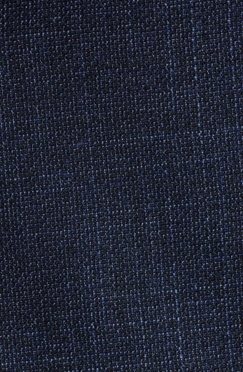 Hugo Boss Flat Lapel Button-down Suit Coat In Blue