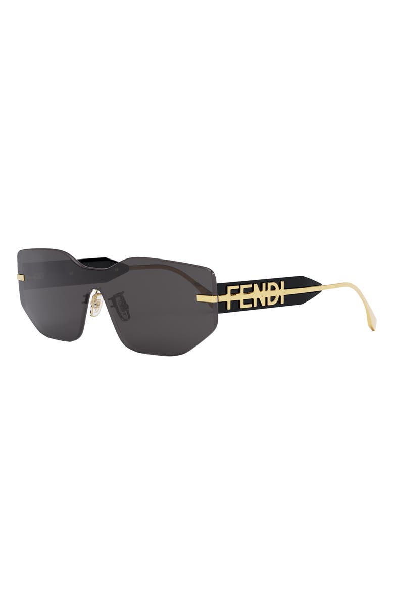 Fendi 'Fendigraphy Geometric Sunglasses, Alternate, color, 