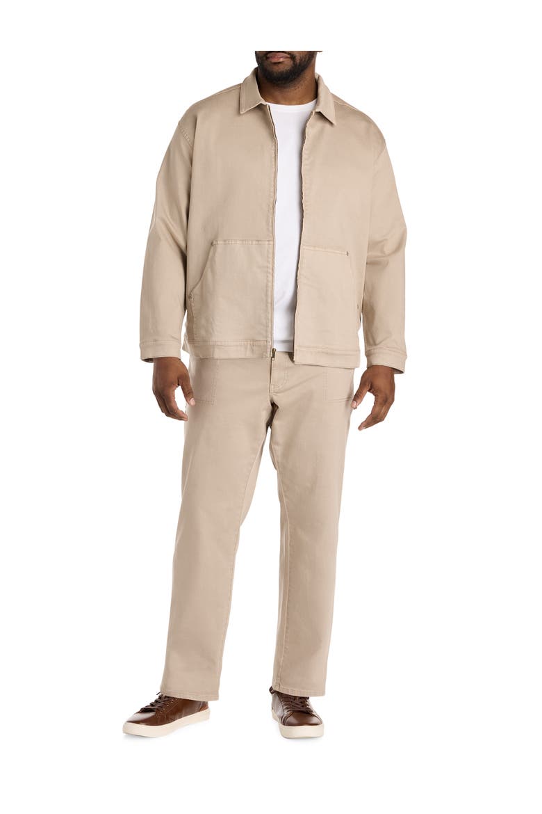 Big & Tall Relaxed Straight-Fit Carpenter Pants, Alternate, color, WASHED KHAKI