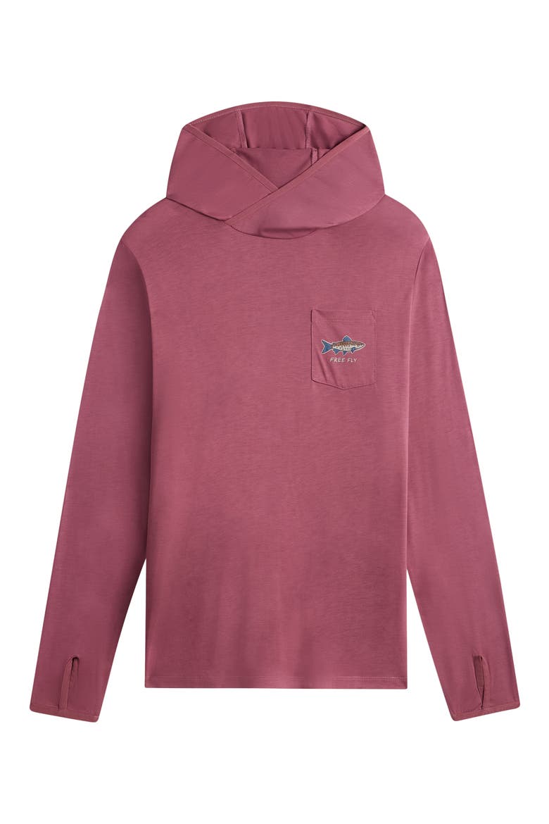 Osprey Catch Graphic Hoodie, Alternate, color, PLUM