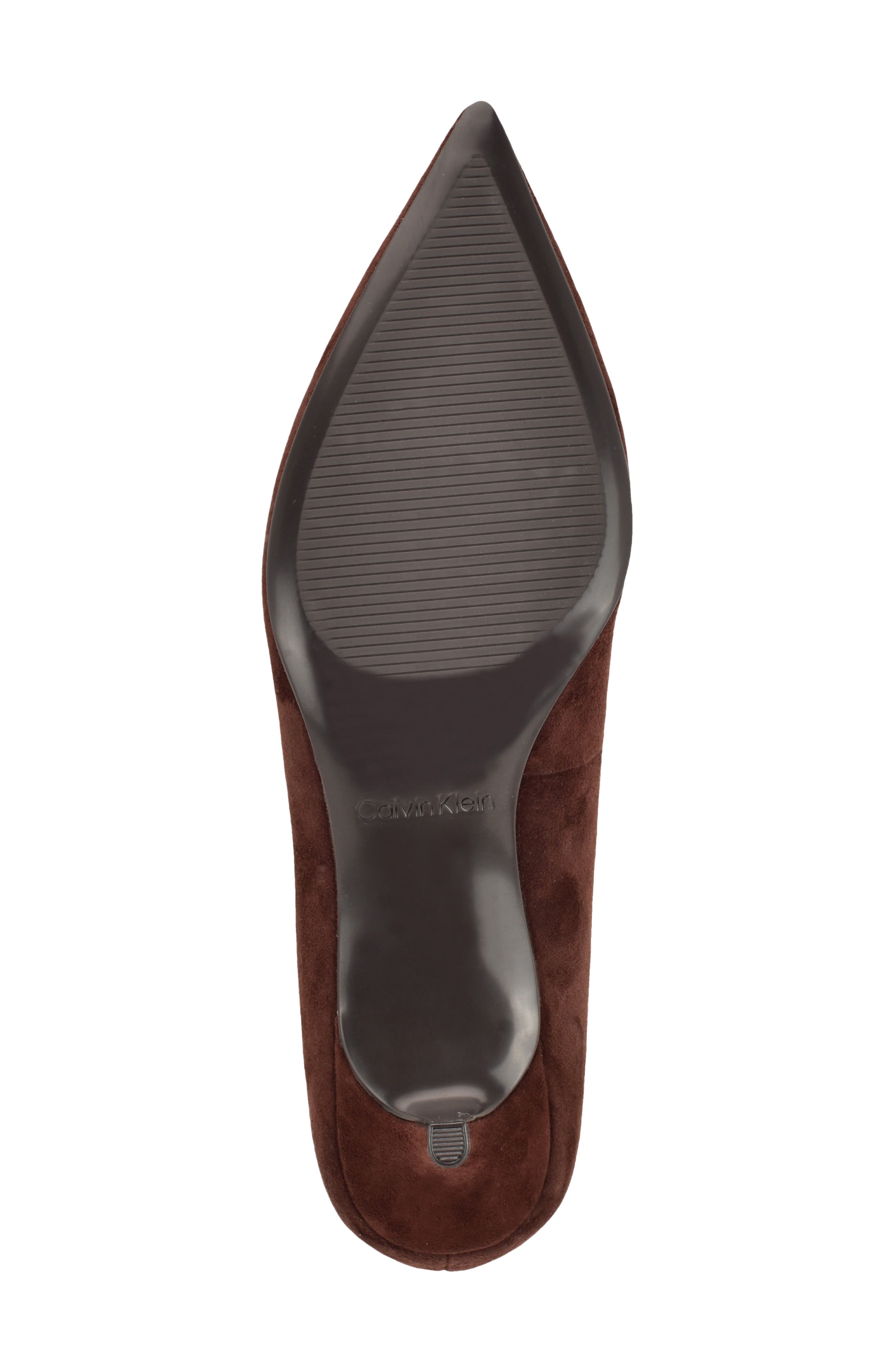 Roxanna Pointed Toe Pump, Alternate, color, DARK BROWN